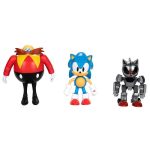 Sonic The Hedgehog 30th Anniversary Mecha Sonic, Sonic & Dr. Eggman Exclusive Action Figure 3-Pack - Φιγούρες 10cm
