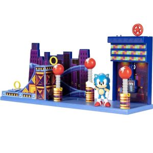 Sonic The Hedgehog Studiopolis Zone Playset με Φιγούρα Sonic 6cm