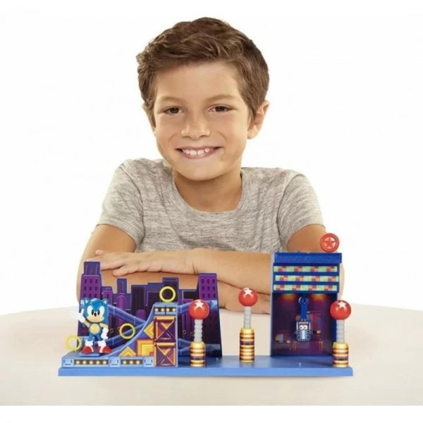 Sonic The Hedgehog Studiopolis Zone Playset με Φιγούρα Sonic 6cm