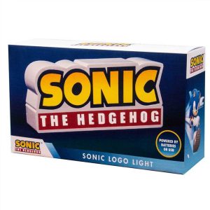 Sonic The Hedgehog Led Light Logo - Παιδικό Διακοσμητικό Φωτιστικό 23x6x13cm