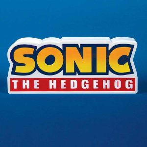 Sonic The Hedgehog Led Light Logo - Παιδικό Διακοσμητικό Φωτιστικό 23x6x13cm