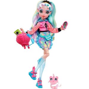 Monster High Lagoona Blue Κούκλα & Neptuna Pet #HHK55