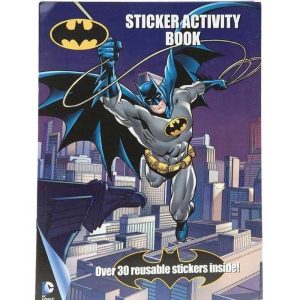 DC Comics Batman Sticker Activity Album με 30 Αυτοκόλλητα και Σελίδες Ζωγραφικής