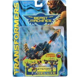 Transformers Beast Machines Deluxe Vehicon Jetstorm Jet Fighter - 2001