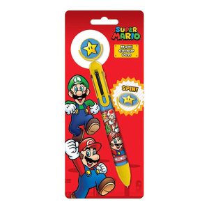 Super Mario Multicoloured Pen - Στυλο με 6 Χρώματα