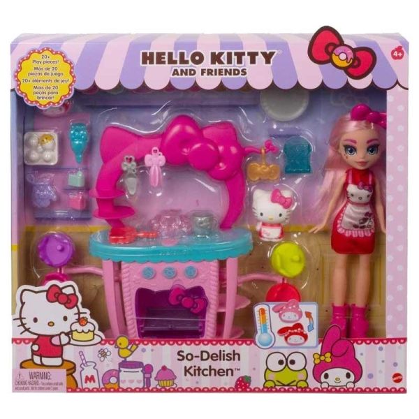 Hello Kitty and Friends So-Delish Kitchen - Σετ Κουζίνα με Κούκλα #GWX05