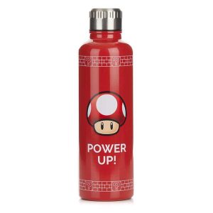Paladone Nintendo Super Mario Power Up Μεταλλικό Μπουκάλι 500ml