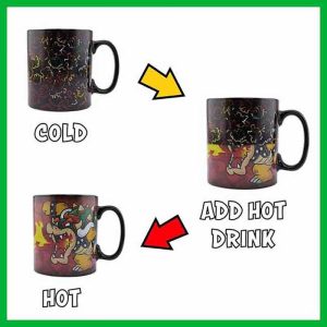 Paladone Super Mario Bowser Heat Change Mug - Κεραμική Κούπα 550ml