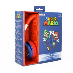 OTL Super Mario Παιδικό Gaming Headset - Παιδικά Ακουστικά Μπλε/Κόκκινο