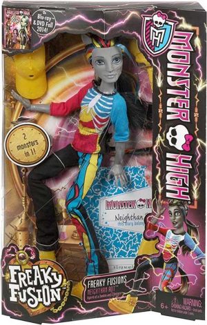 Monster High Freaky Fusion Neighthan Rot Κούκλα #CBY98