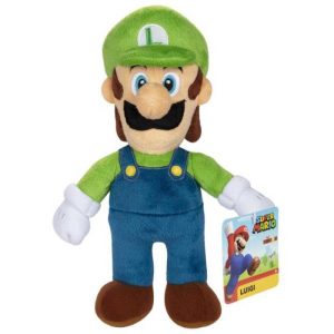 Super Mario Λούτρινο Luigi 23cm Jakks Pacific