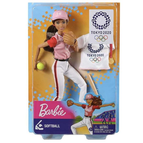 Barbie Tokyo 2020 Softball κούκλα #GJL77