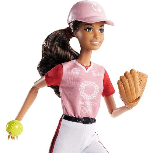 Barbie Tokyo 2020 Softball κούκλα #GJL77