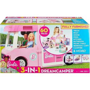Barbie Dreamcamper - Τροχόσπιτο 3 σε 1 #GHL93