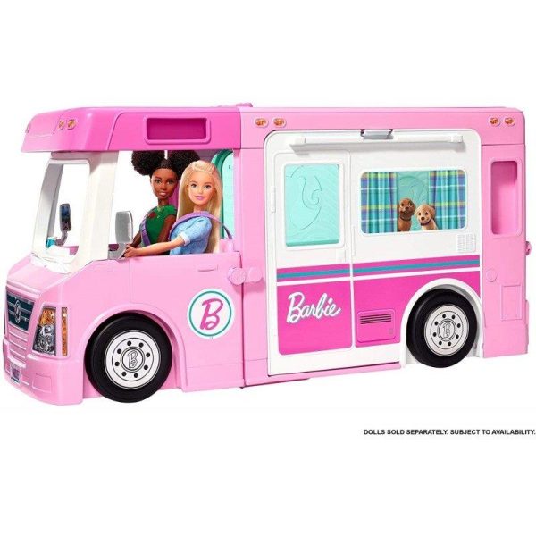 Barbie Dreamcamper - Τροχόσπιτο 3 σε 1 #GHL93