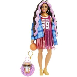 Barbie Extra Basketball Jersey Κούκλα #HDJ46