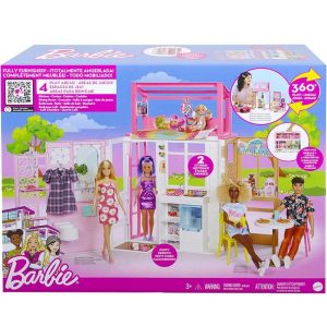 Barbie Σπίτι Βαλιτσάκι #HCD47