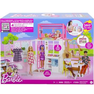 Barbie Σπίτι Βαλιτσάκι #HCD47