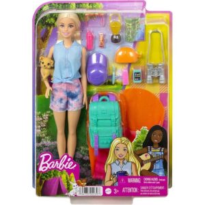 Barbie Family Camping Malibu Κούκλα #HDF73