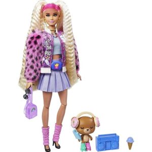 Barbie Extra Blonde Pigtails Κούκλα #GYJ77