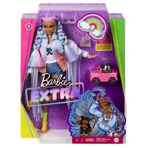 Barbie Extra Denim Jacket Κούκλα #GRN29