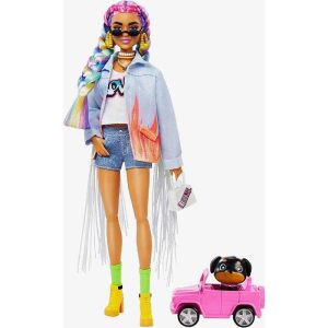 Barbie Extra Denim Jacket Κούκλα #GRN29