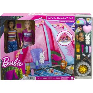 Barbie Let's Go Camping Tent - Σκηνή Camping με Κούκλες #HGC18
