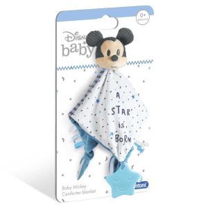 Baby Clementoni Disney Mickey Mouse - Πανάκι Συντροφιάς Με Μασητικό