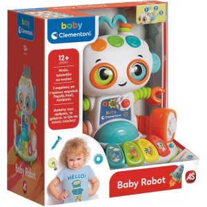 Baby Clementoni Baby Robot που Μιλάει Ελληνικά με Ήχους