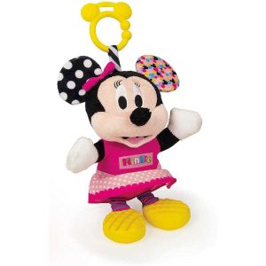 Baby Clementoni Minnie Λούτρινο Κουδουνίστρα