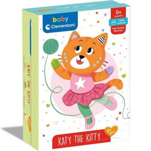 Baby Clementoni Katy the Kitty από Ύφασμα για Νεογέννητα