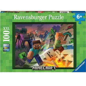 Minecraft Puzzle με 100 Κομμάτια
