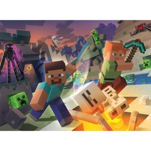 Minecraft Puzzle με 100 Κομμάτια
