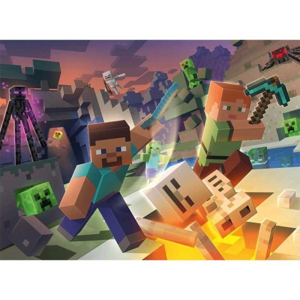 Minecraft Puzzle με 100 Κομμάτια