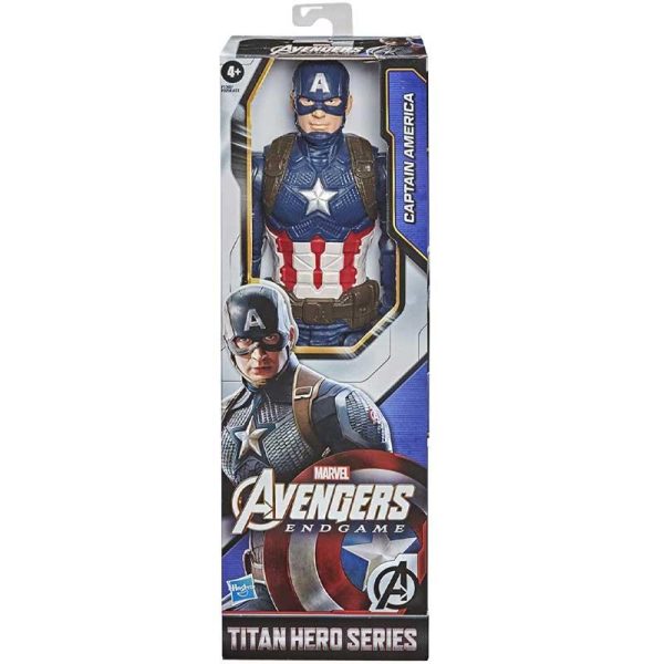 Marvel Titan Hero Series Φιγούρα Captain America 30cm