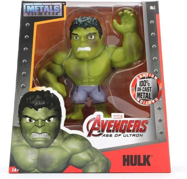 Marvel Μεταλλική Συλλεκτική Φιγούρα Hulk 15cm - Jada Toys