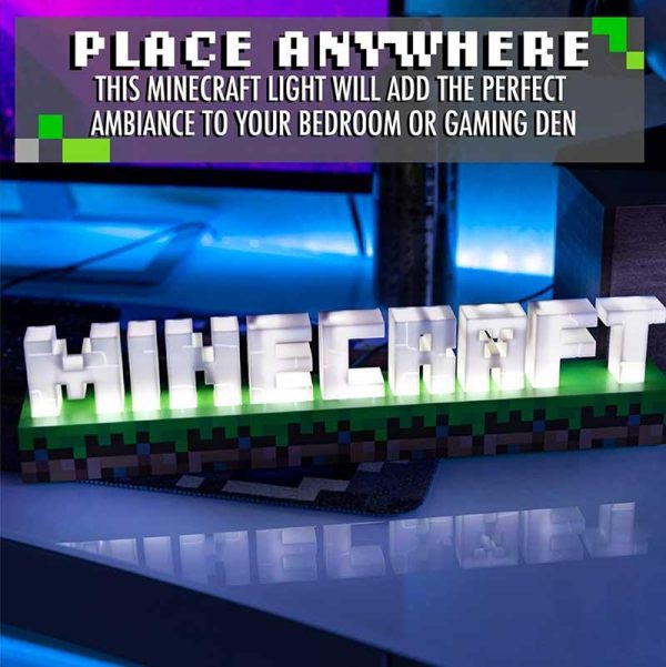 Paladone Minecraft Logo - Φωτιστικό