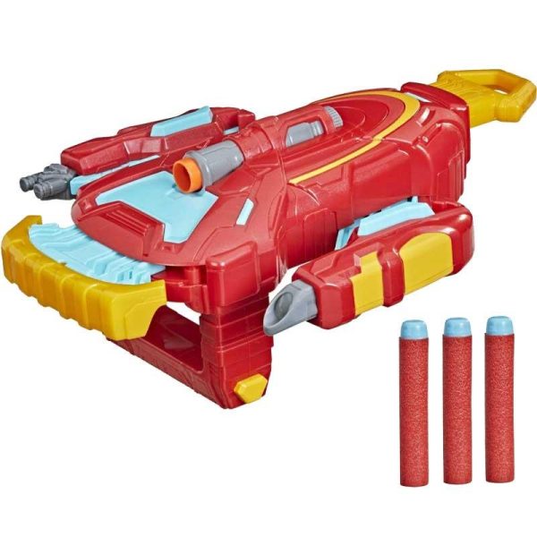 Nerf Marvel Avengers Mech Strike Iron Man Strikeshot Gauntlet - Όπλο Εκτοξευτής του Iron Man