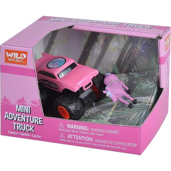 Wild Republic Mini Adventure Truck - Monster Truck Αυτοκίνητο με Μονόκερο