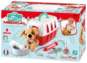 Ecoiffier Medical Set - Σετ Κτηνίατρου με Λούτρινο Σκυλάκι