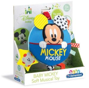 Baby Clementoni Disney Mickey Mouse Soft Musical Toy - Κρεμαστό με Ήχο