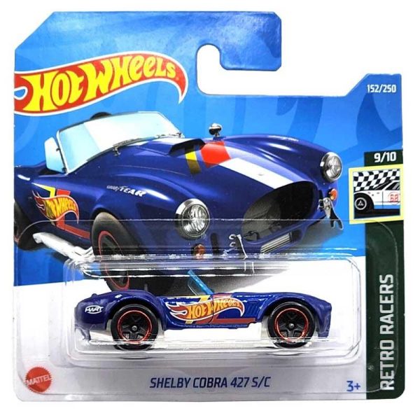 Hot Wheels Retro Racers Shelby Cobra 427 S/C - Αυτοκινητάκι