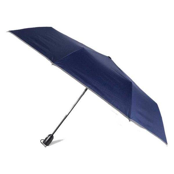 Perletti 21705 - Αντιανεμική Ομπρέλα Βροχής Μπλε Σπαστή 104cm