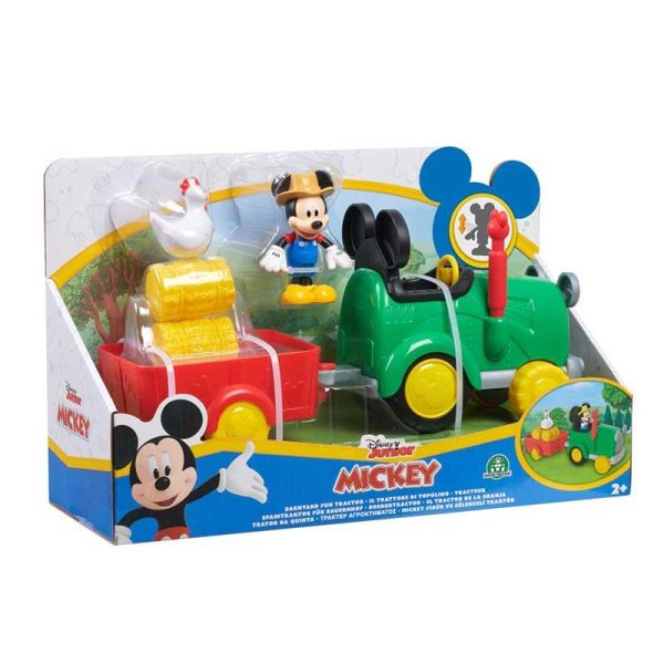 Disney Junior Mickey Mouse Fun Tractor - Τρακτέρ με Φιγούρα Mickey