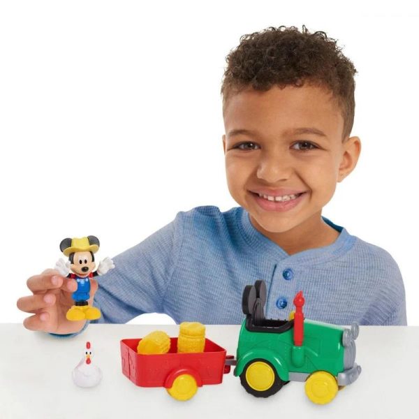 Disney Junior Mickey Mouse Fun Tractor - Τρακτέρ με Φιγούρα Mickey