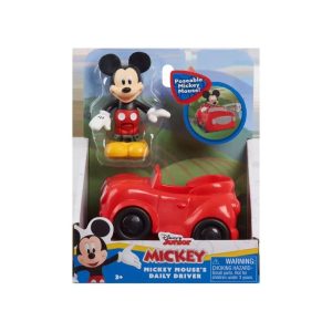 Disney Junior Mickey Mouse Vehicle - Μικρό Αυτοκίνητο με Φιγούρα Mickey