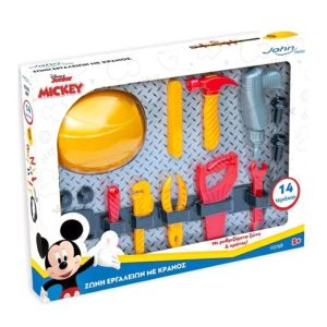 Disney Mickey Mouse Ζώνη με Εργαλεία & Κράνος