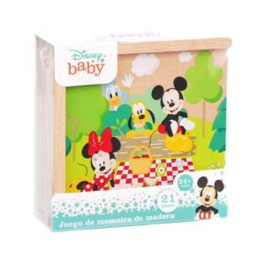 Disney Mickey Mouse Μίνι Ξύλινο Παιχνίδι Μνήμης