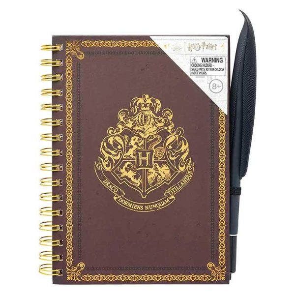 Harry Potter Hogwarts Σημειωματάριο & Στυλό Φτερό