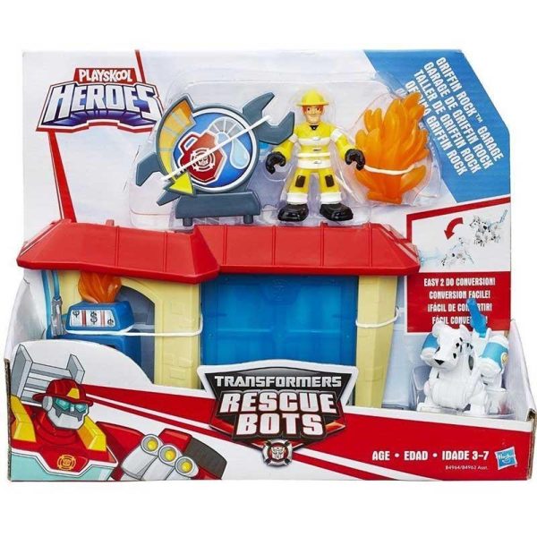 Playskool Heroes Transformers Rescue Bots Griffin Rock Garage